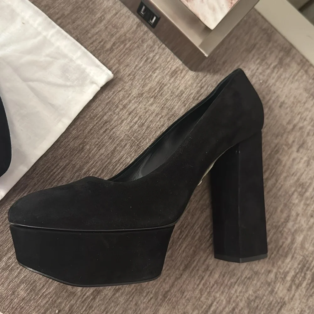Casadei platform pumps new -retail price $995